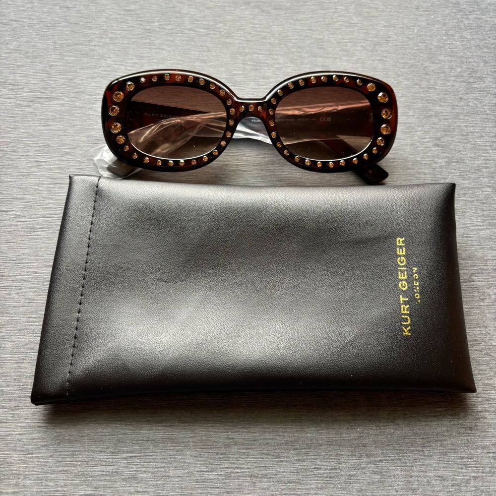 Kurt Geiger nwot Sunglasses and bag